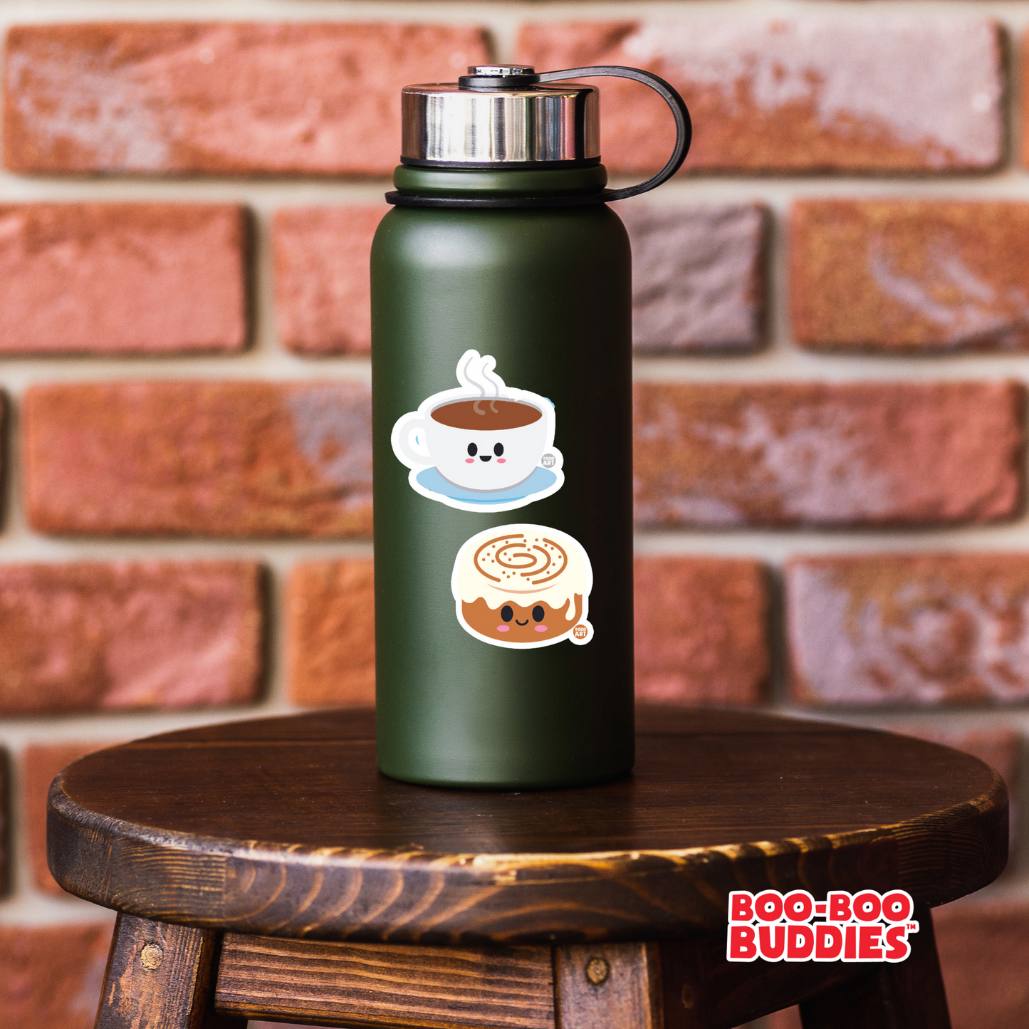 Boo Boo Buddies™ Ambulance Sticker – Cute Kawaii Emergency Vehicle Vinyl Decal, Waterproof Glossy 3″