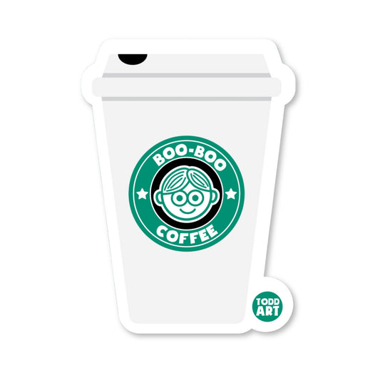 Coffee Cup Vinyl Sticker