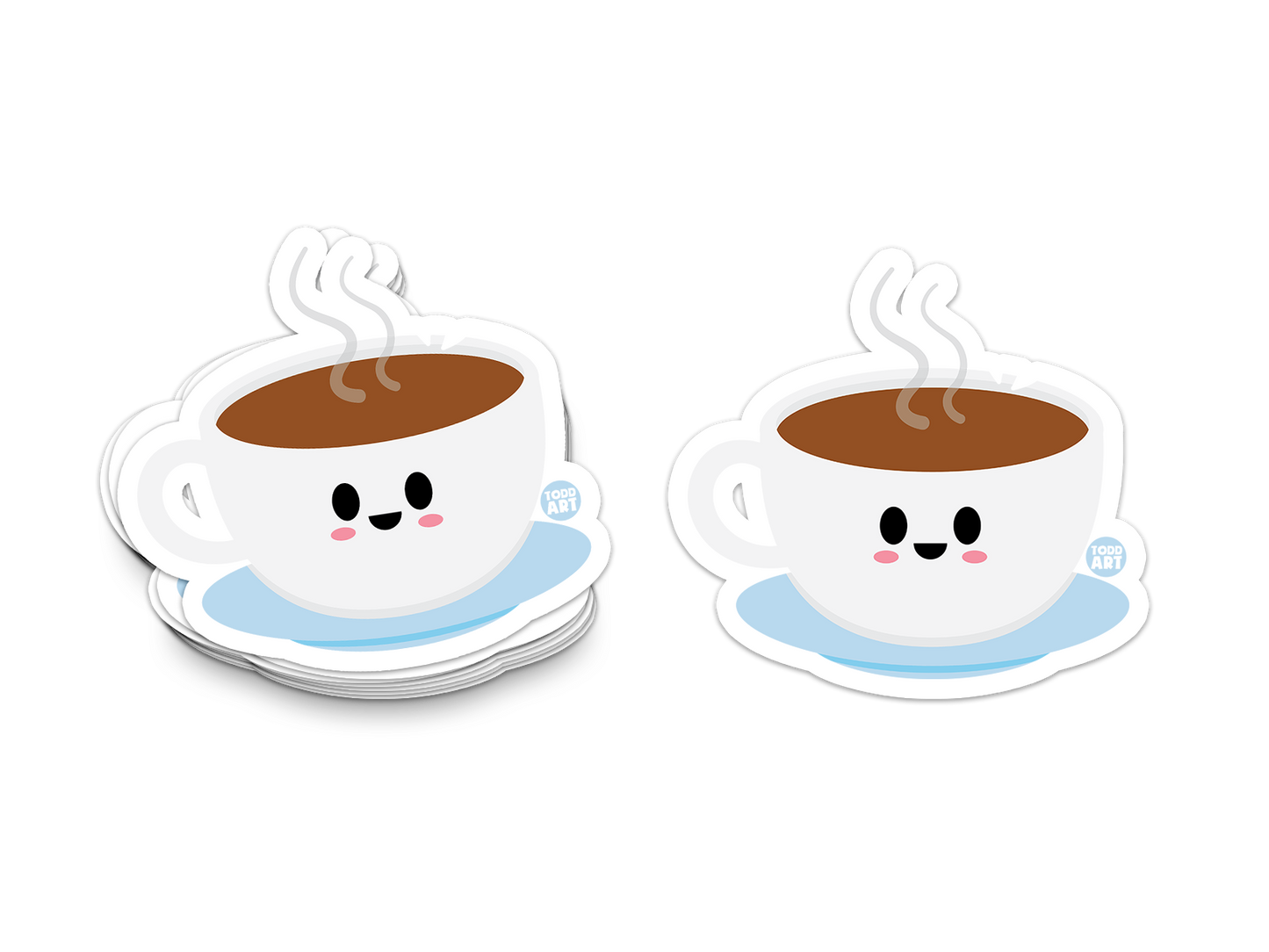 Coffee Mug Vinyl Sticker