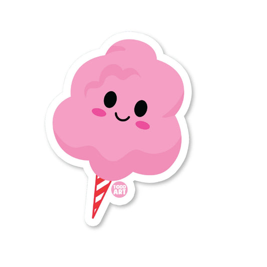 Cotton Candy Vinyl Sticker
