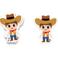Cowboy Vinyl Sticker