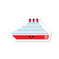 Cruise Ship Vinyl Sticker