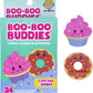 Boo Boo Buddies Cupcake and Donut bandages, bright and playful designs for kids, 24 count pack.