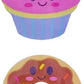 3-Pack Boo Boo Buddies Fun Adhesive Bandages – Ice Cream + Cake, Cookie + Milk, Cupcake + Donut – 24 Count, Latex-Free & Sterile