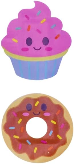 3-Pack Boo Boo Buddies Fun Adhesive Bandages – Ice Cream + Cake, Cookie + Milk, Cupcake + Donut – 24 Count, Latex-Free & Sterile