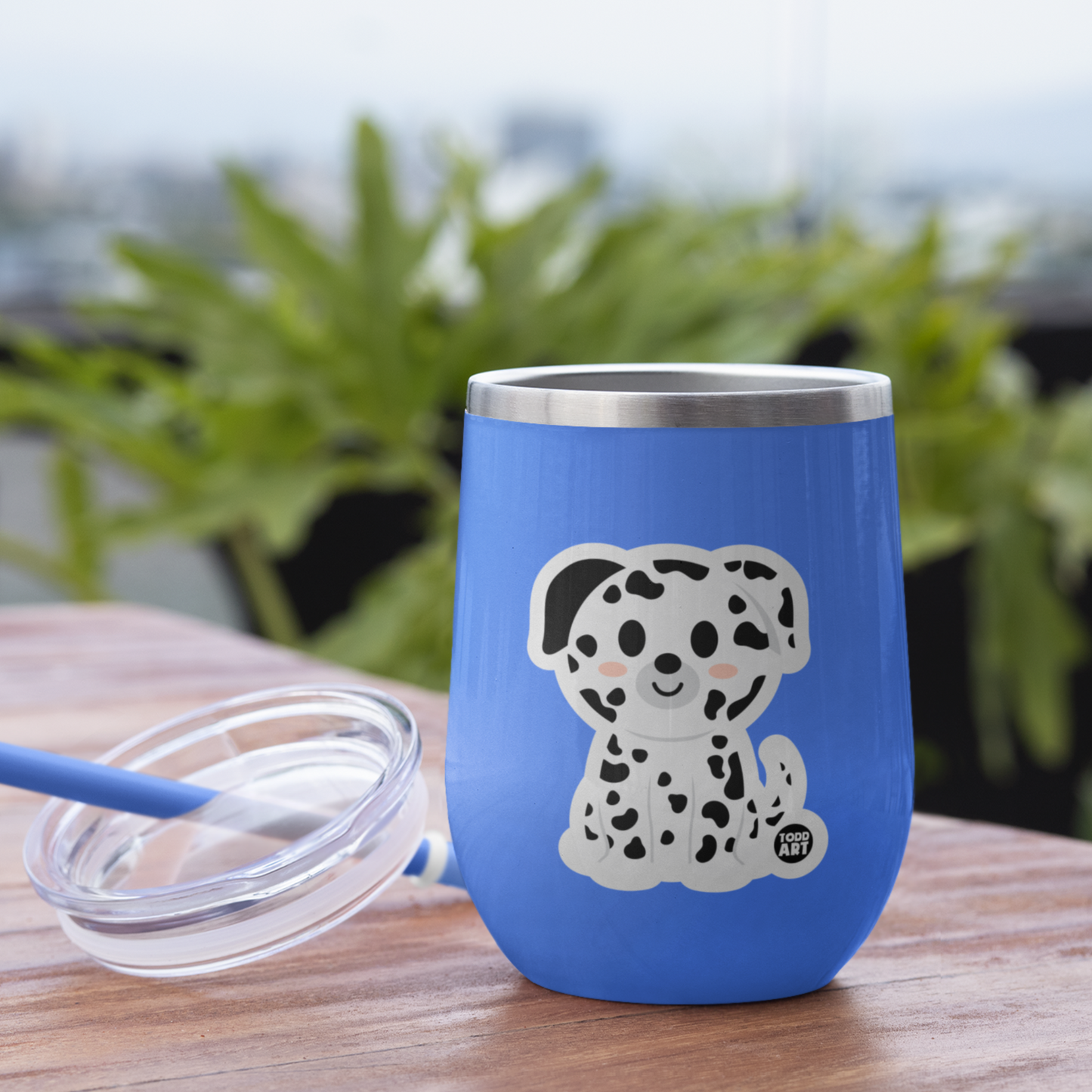 DALMATION DOG STICKER