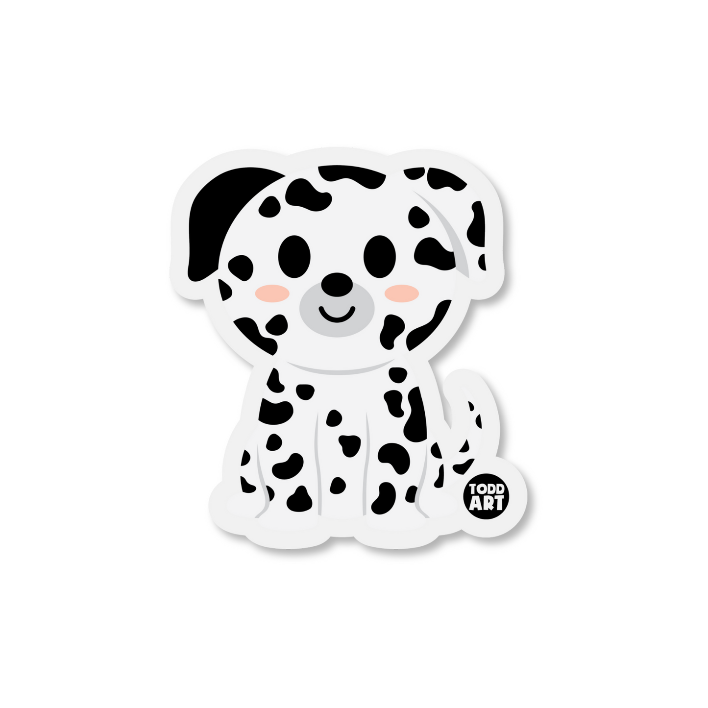 DALMATION DOG STICKER