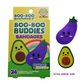 Eggplant & Avocado Bandages for Kids – Waterproof, Latex-Free, 24 Count | Dr. Todd’s Boo-Boo Buddies®