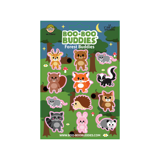 Forest Buddies Vinyl Sticker Sheet - 2-Pack