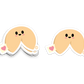 Fortune Cookie Vinyl Sticker