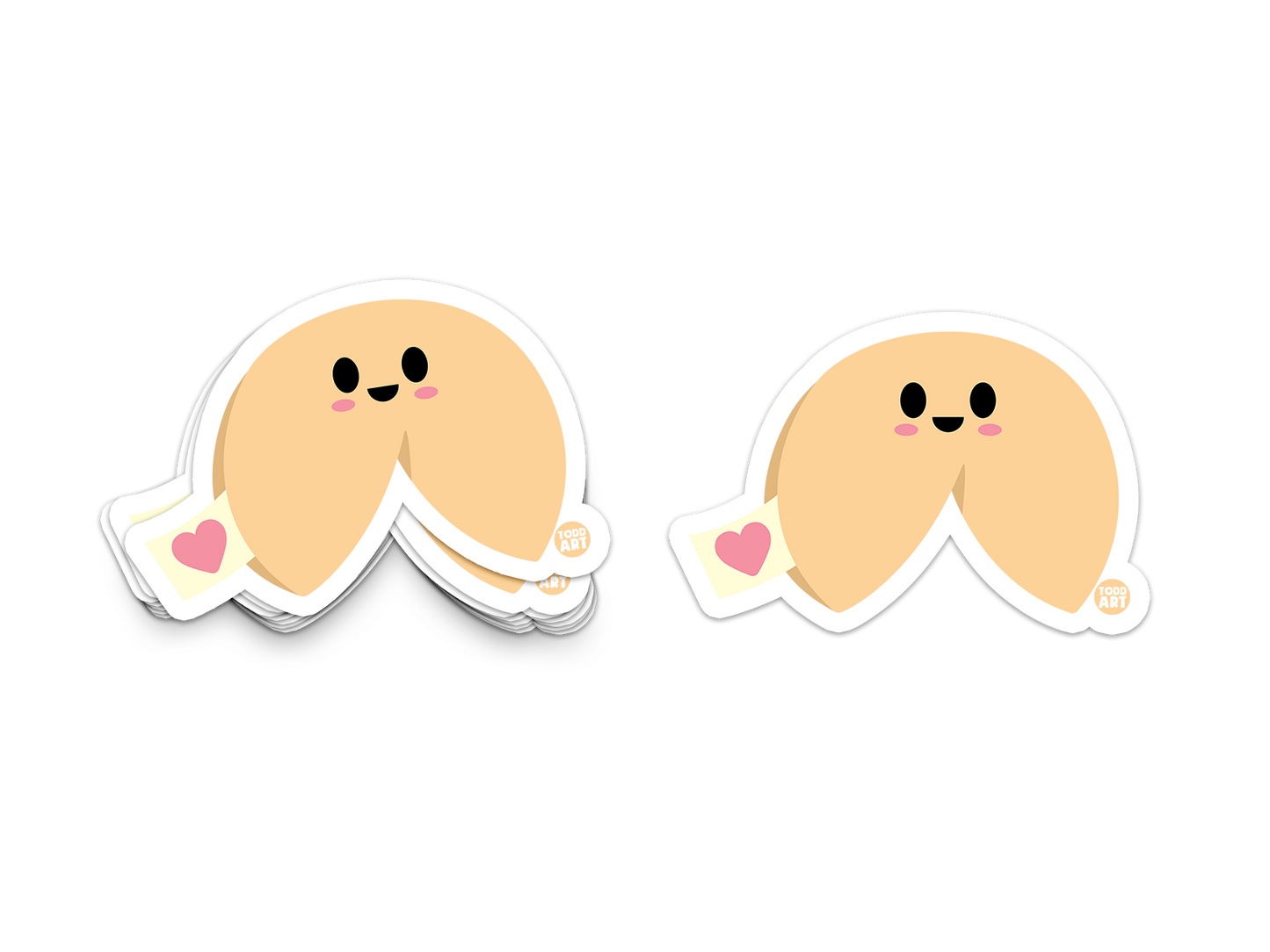 Fortune Cookie Vinyl Sticker