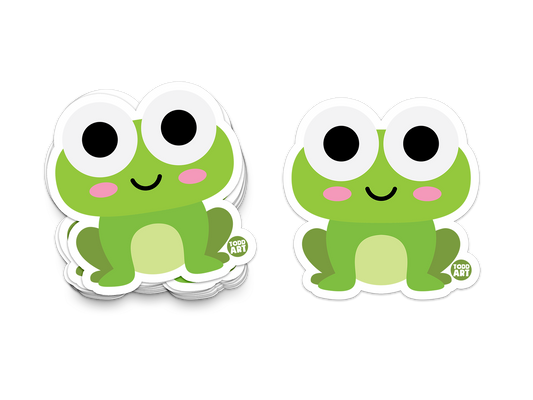 Frog Vinyl Sticker
