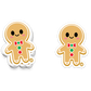 Gingerbread Man Vinyl Sticker