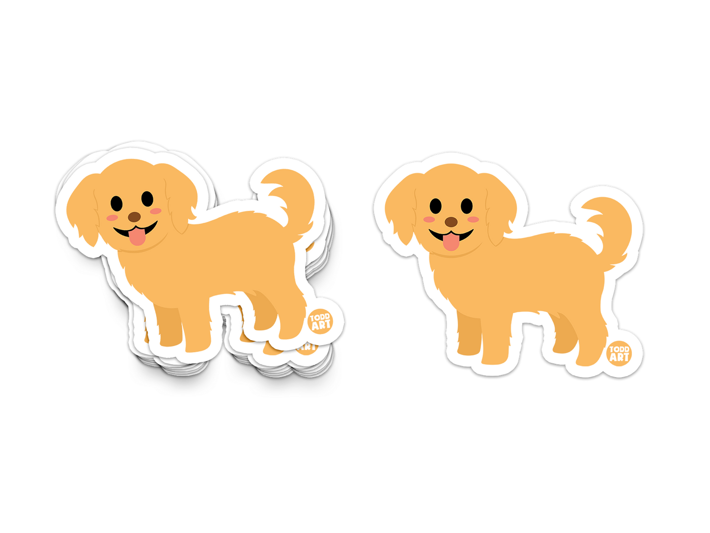 GOLDEN RETRIEVER STICKER