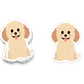 GOLDEN DOODLE DOG STICKER