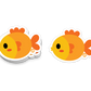 Goldfish Vinyl Sticker