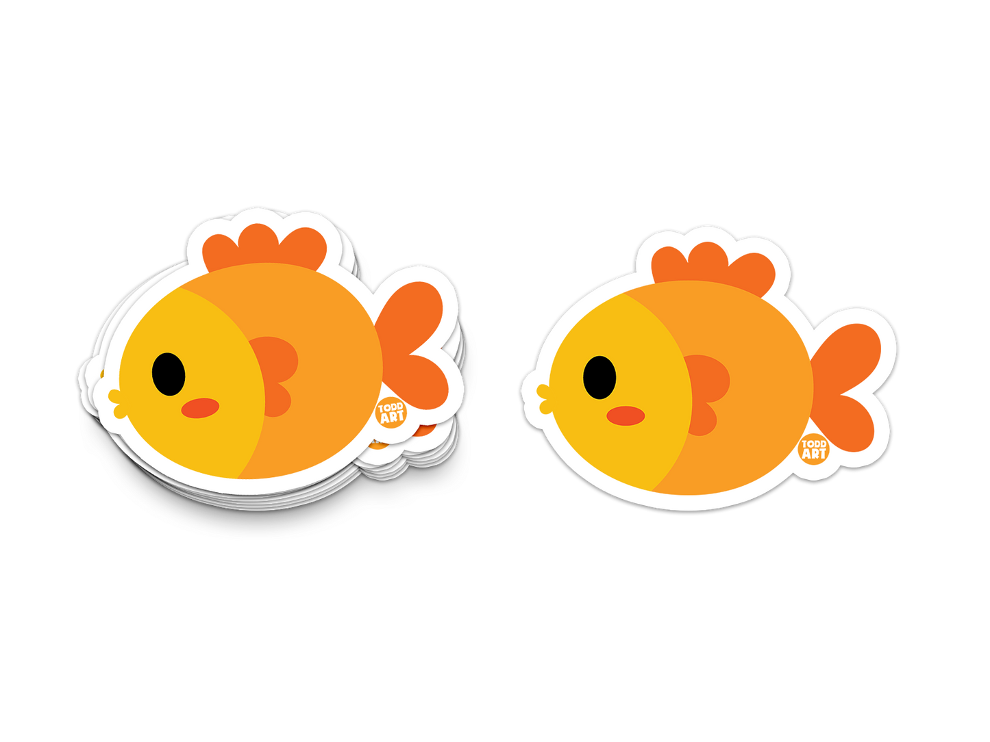 Goldfish Vinyl Sticker