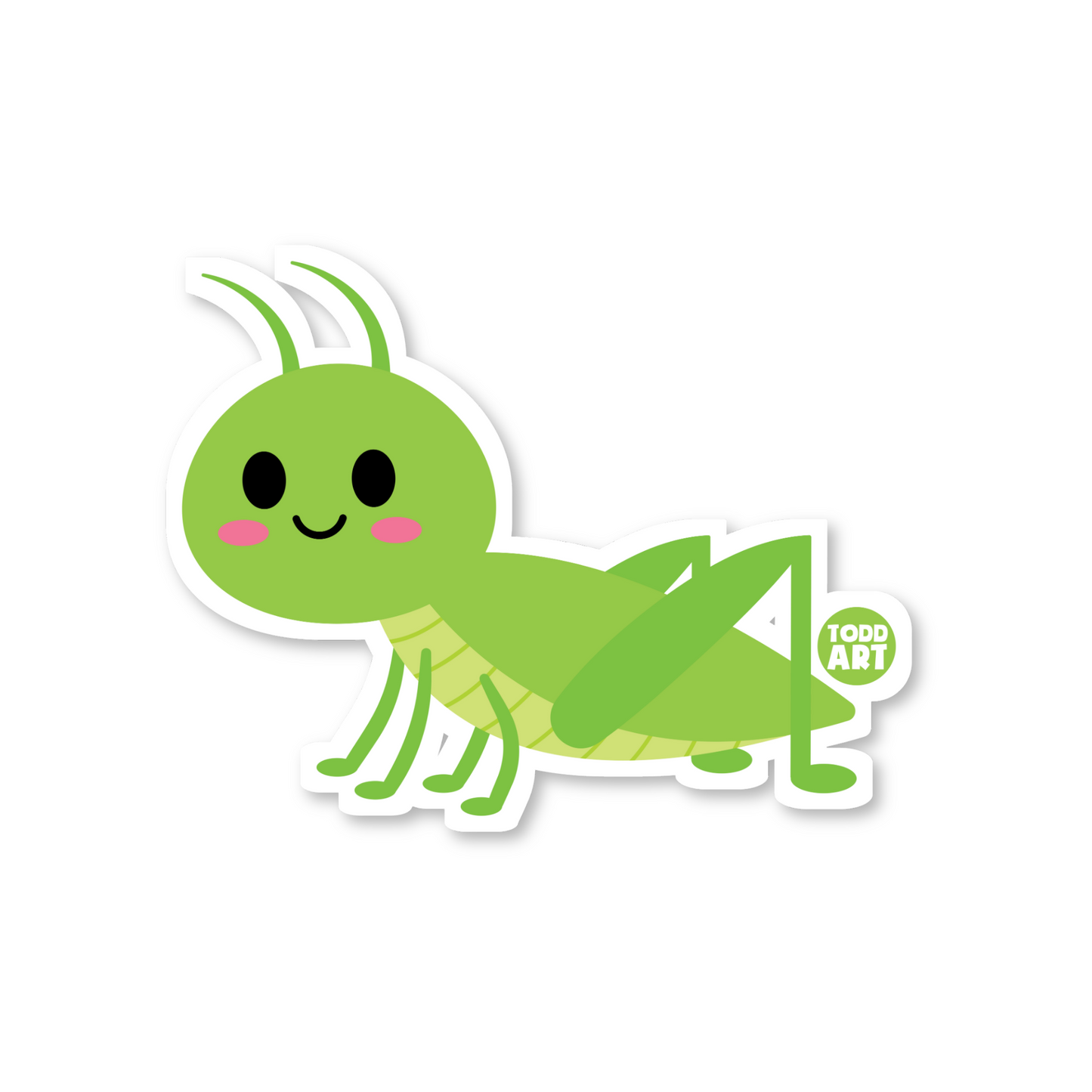 Grasshopper Vinyl Sticker