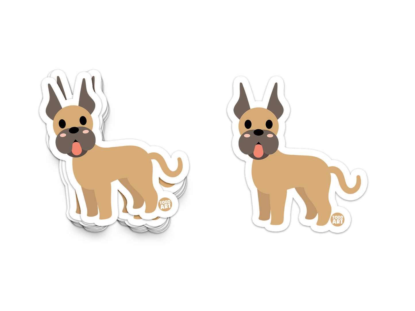 GREAT DANE DOG STICKER