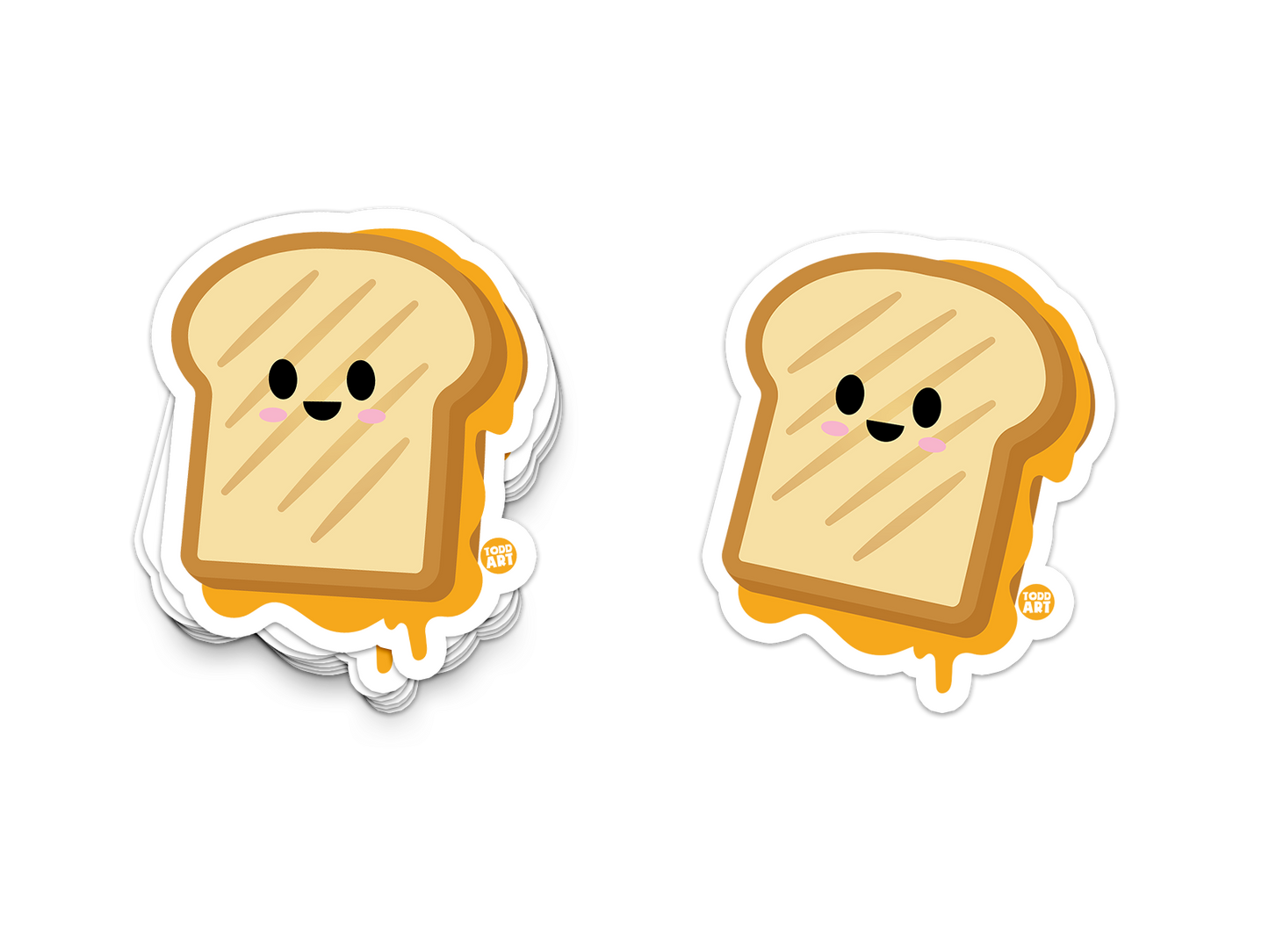 Grilled Cheese Vinyl Sticker