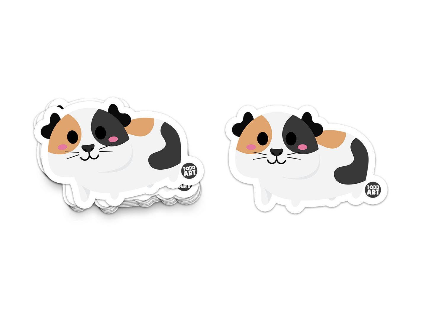 Guniea Pig Sticker - 3" Vinyl