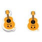 Guitar Vinyl Sticker