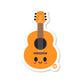 Guitar Vinyl Sticker