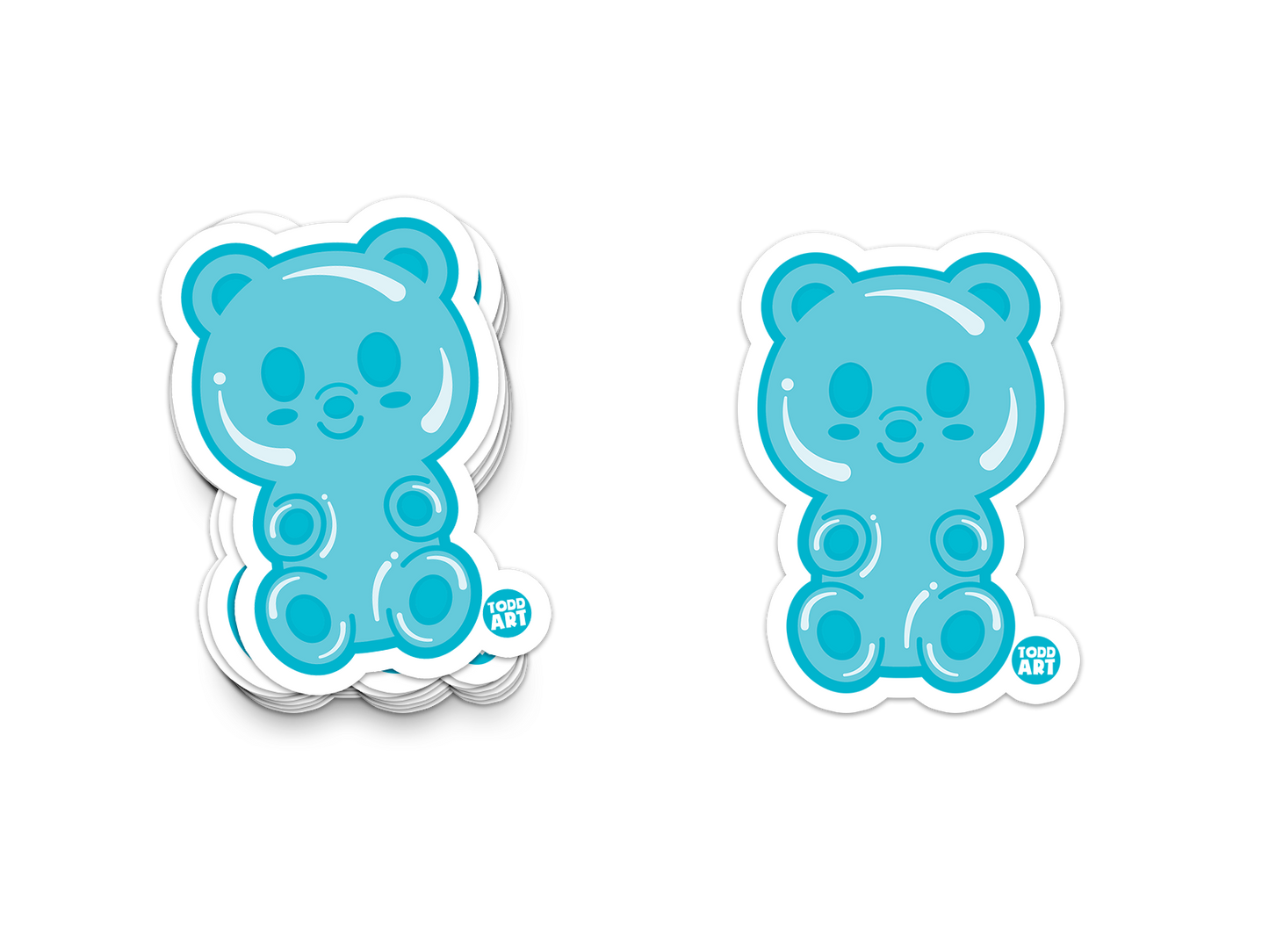 Gummy Bear Boy Vinyl Sticker