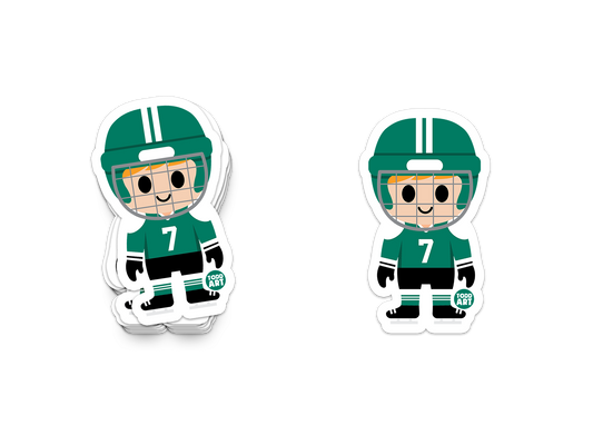 Hockey Player Sticker
