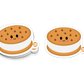 Ice Cream Sandwich Vinyl Sticker