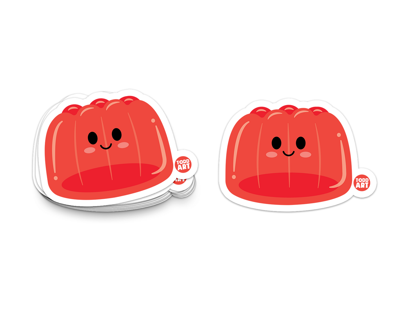 Jello Vinyl Sticker