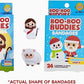 2-Pack Boo Boo Buddies Jesus & Sheep and Santa & Snowman Bandages – 48 Ct | Festive Holiday Shapes for Kids, Latex-Free, Waterproof, Gentle on Sensitive Skin, Perfect for Stocking Stuffers & First Aid Kits