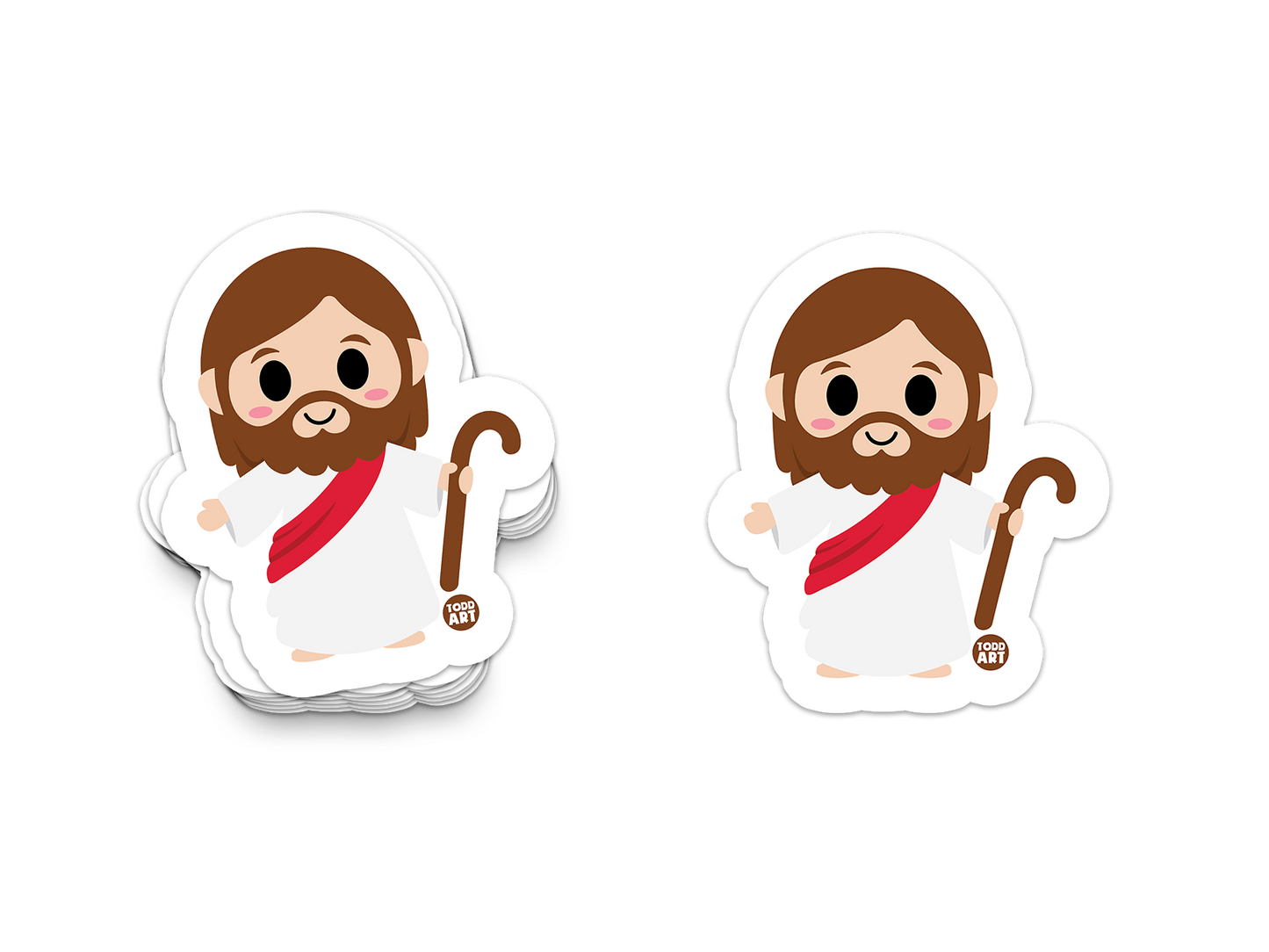 Jesus Vinyl Sticker -3 Pack