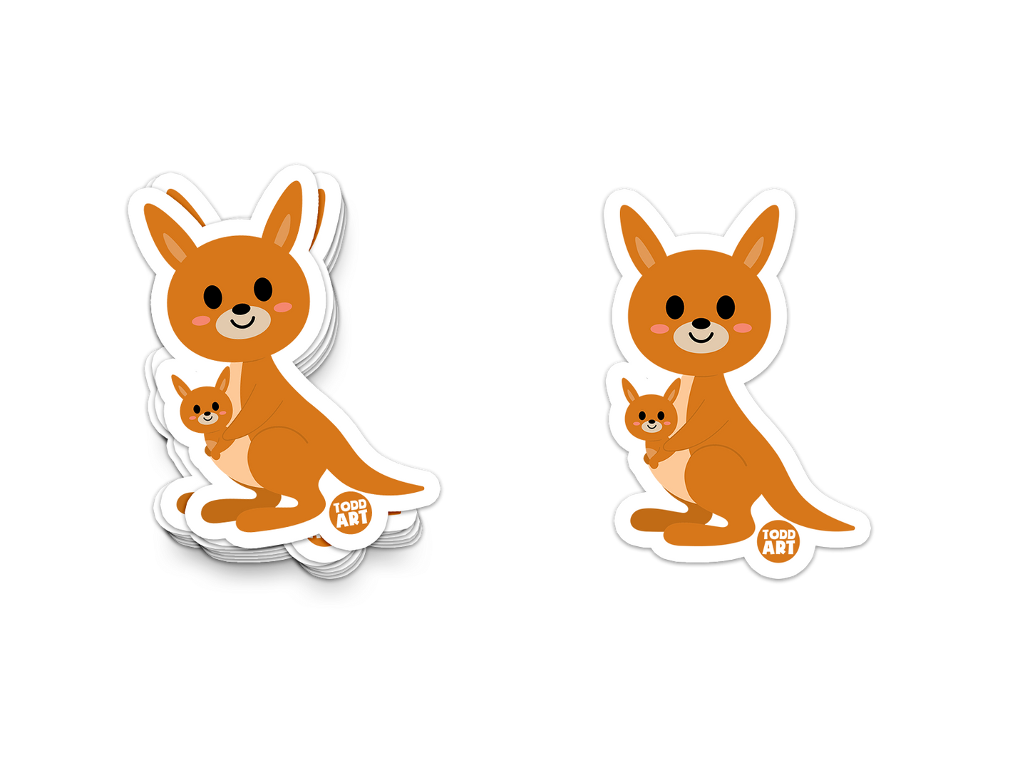 Kangaroo Vinyl Sticker