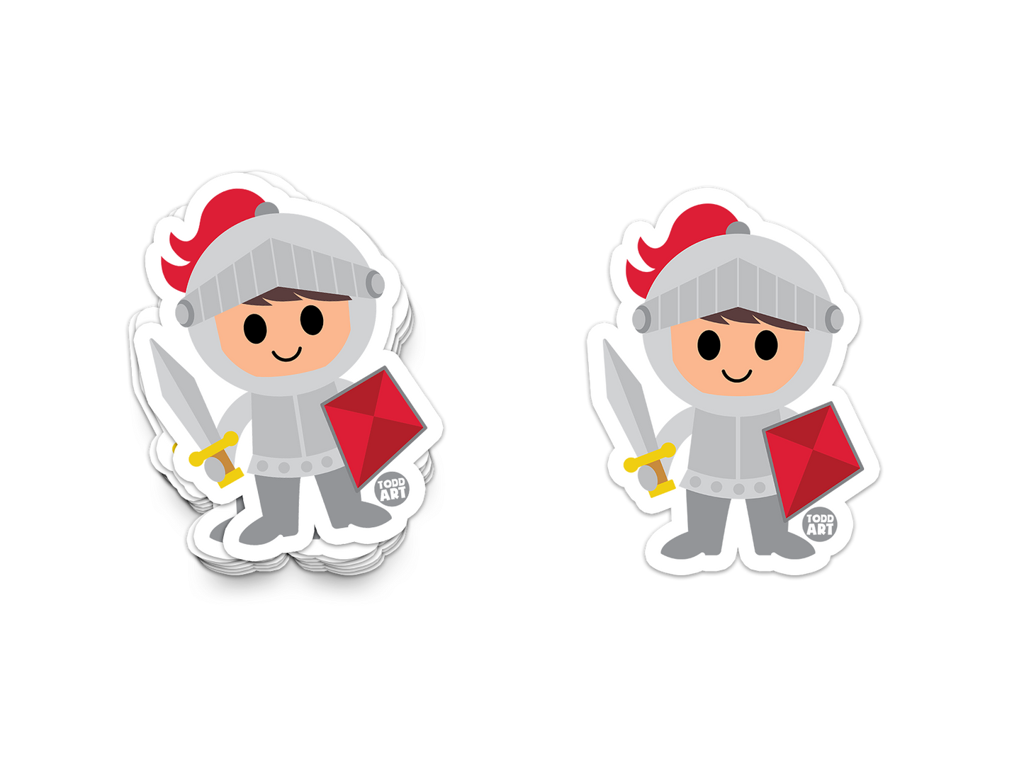 Knight Vinyl Sticker