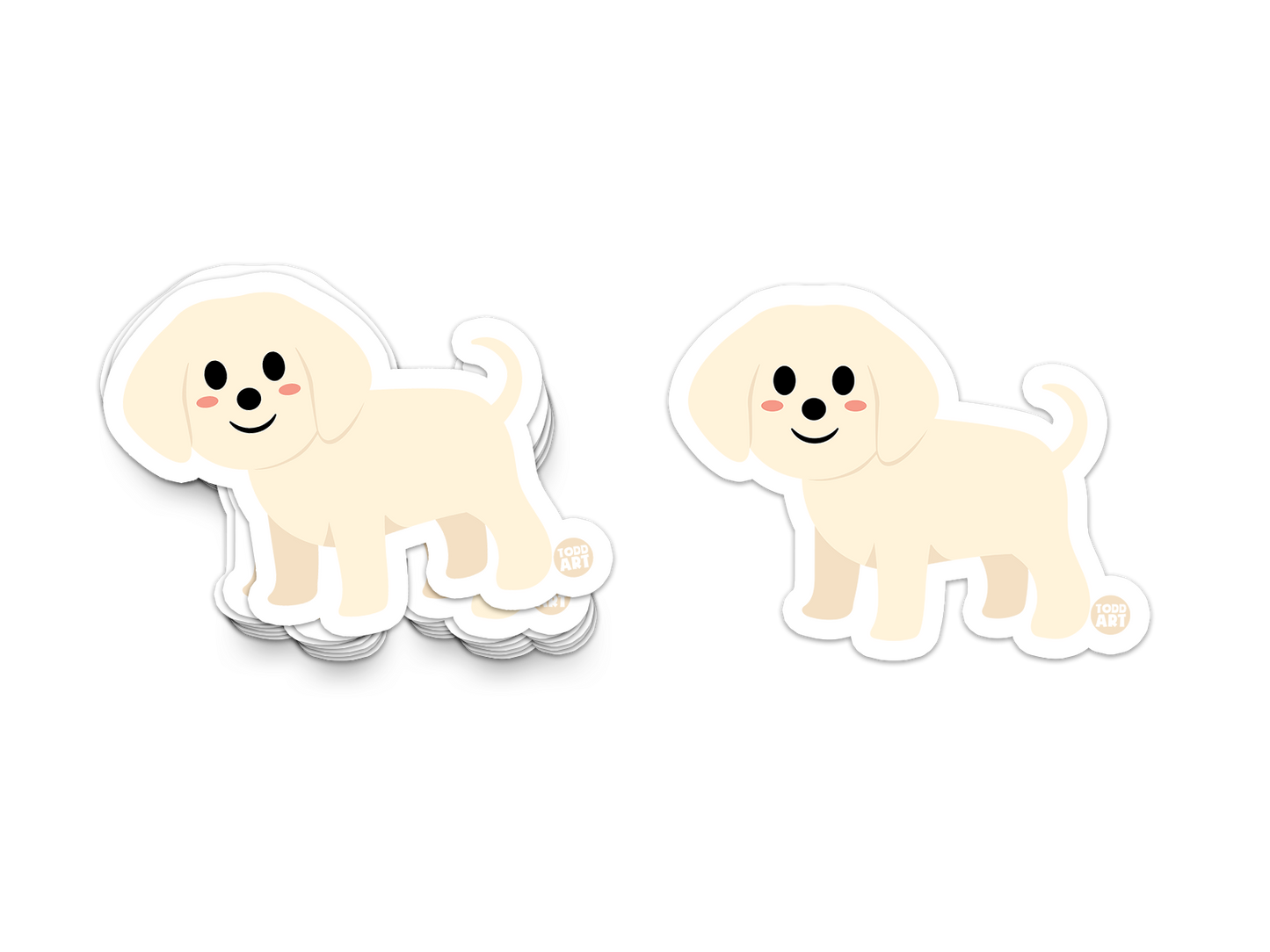 LABRADOR RETRIEVER DOG STICKER