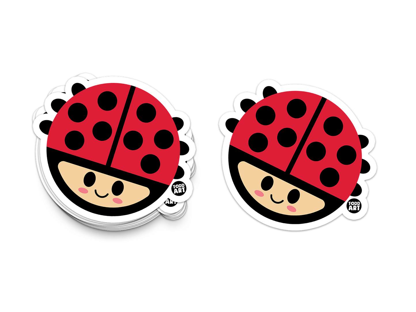 Ladybug Vinyl Sticker