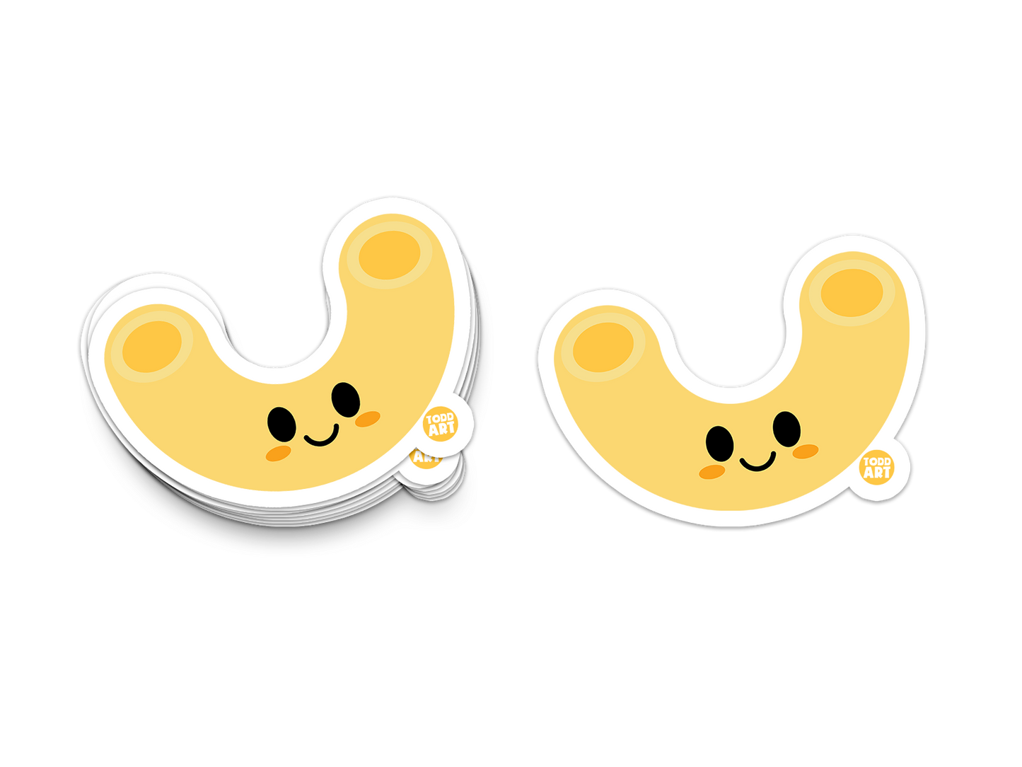 Macaroni Vinyl Sticker
