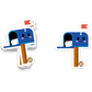 Mail Box Vinyl Sticker