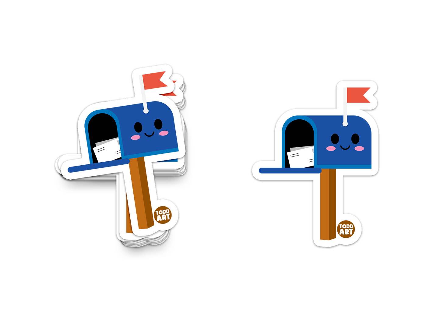 Mail Box Vinyl Sticker