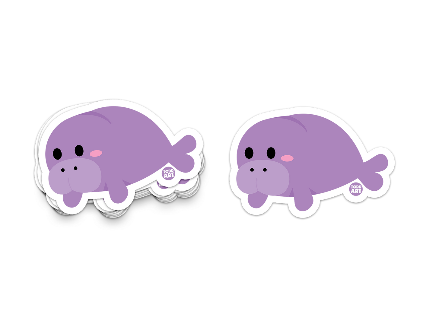 Manatee Vinyl Sticker