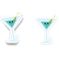 Martini glass Sticker