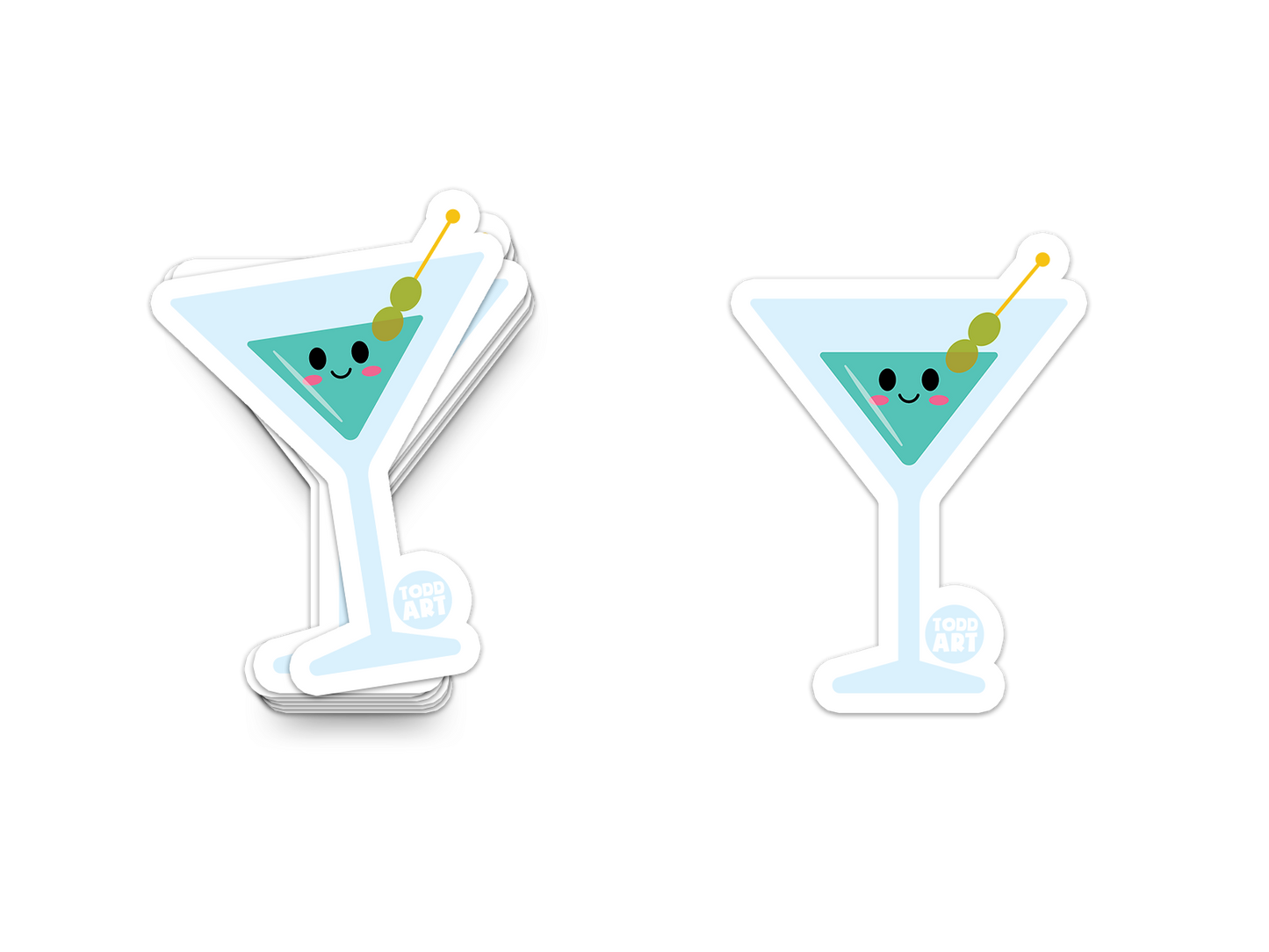 Martini glass Sticker