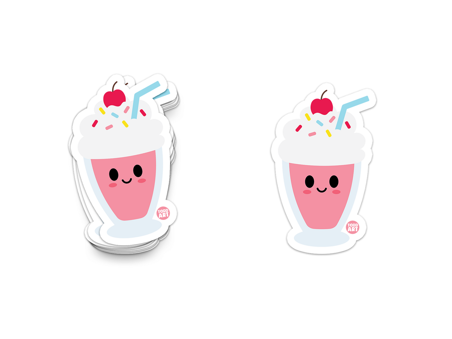 Milkshake Vinyl Sticker