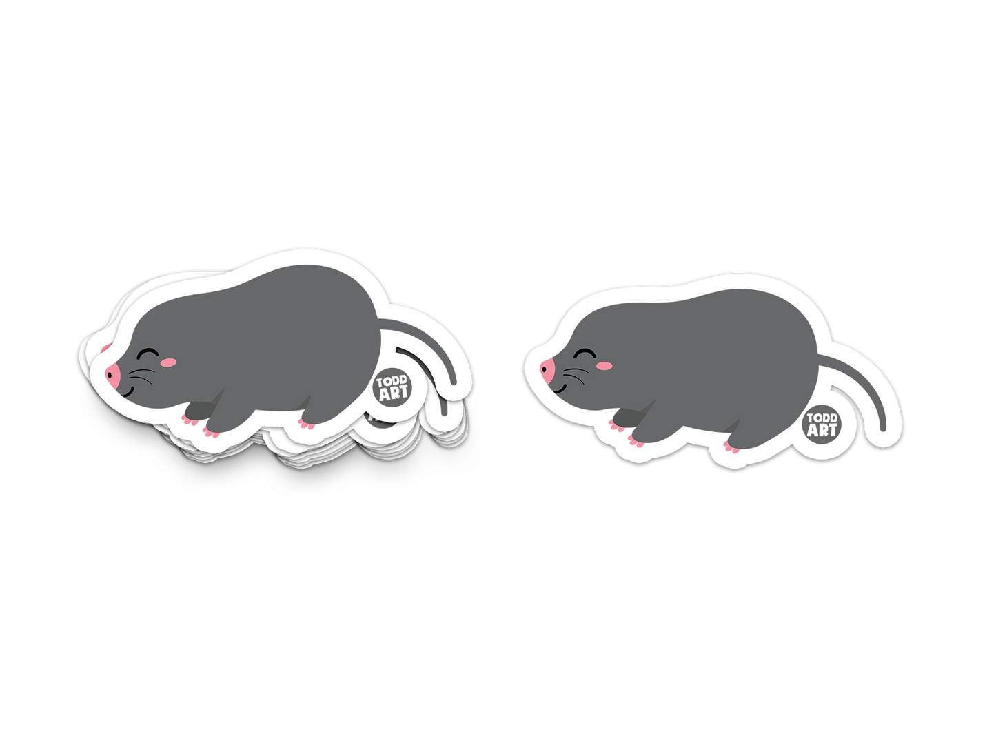 Mole Vinyl Sticker