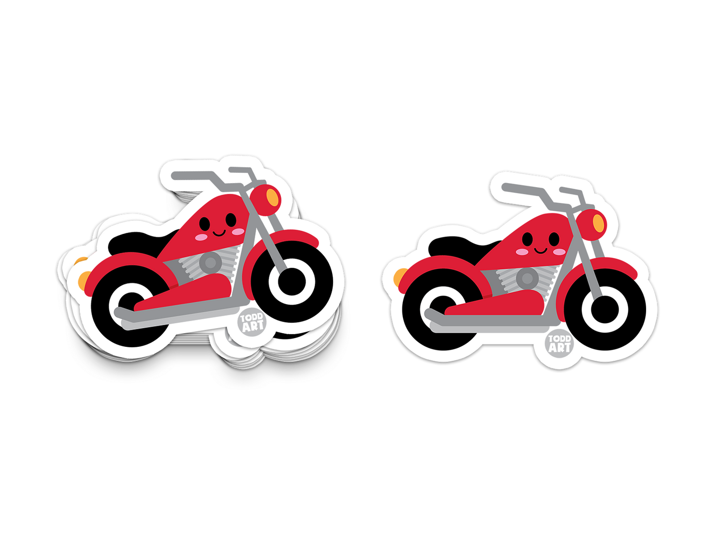 Motorcycle Vinyl Sticker