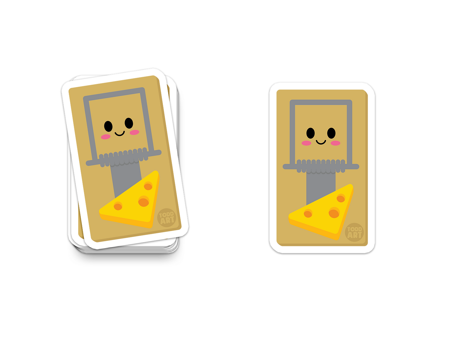 Mouse Trap Vinyl Sticker