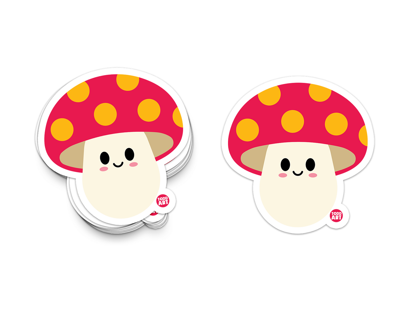 Mushroom Vinyl Sticker