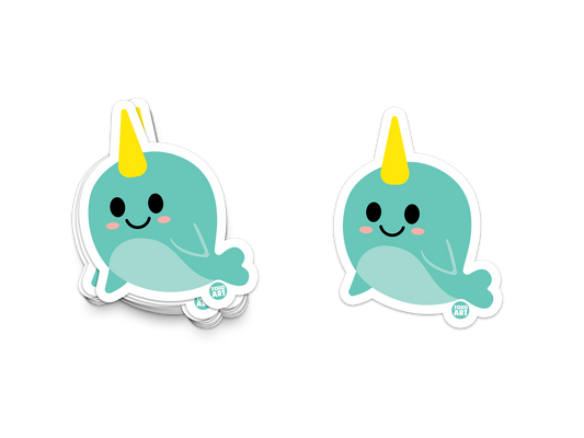 Narwhal Vinyl Sticker