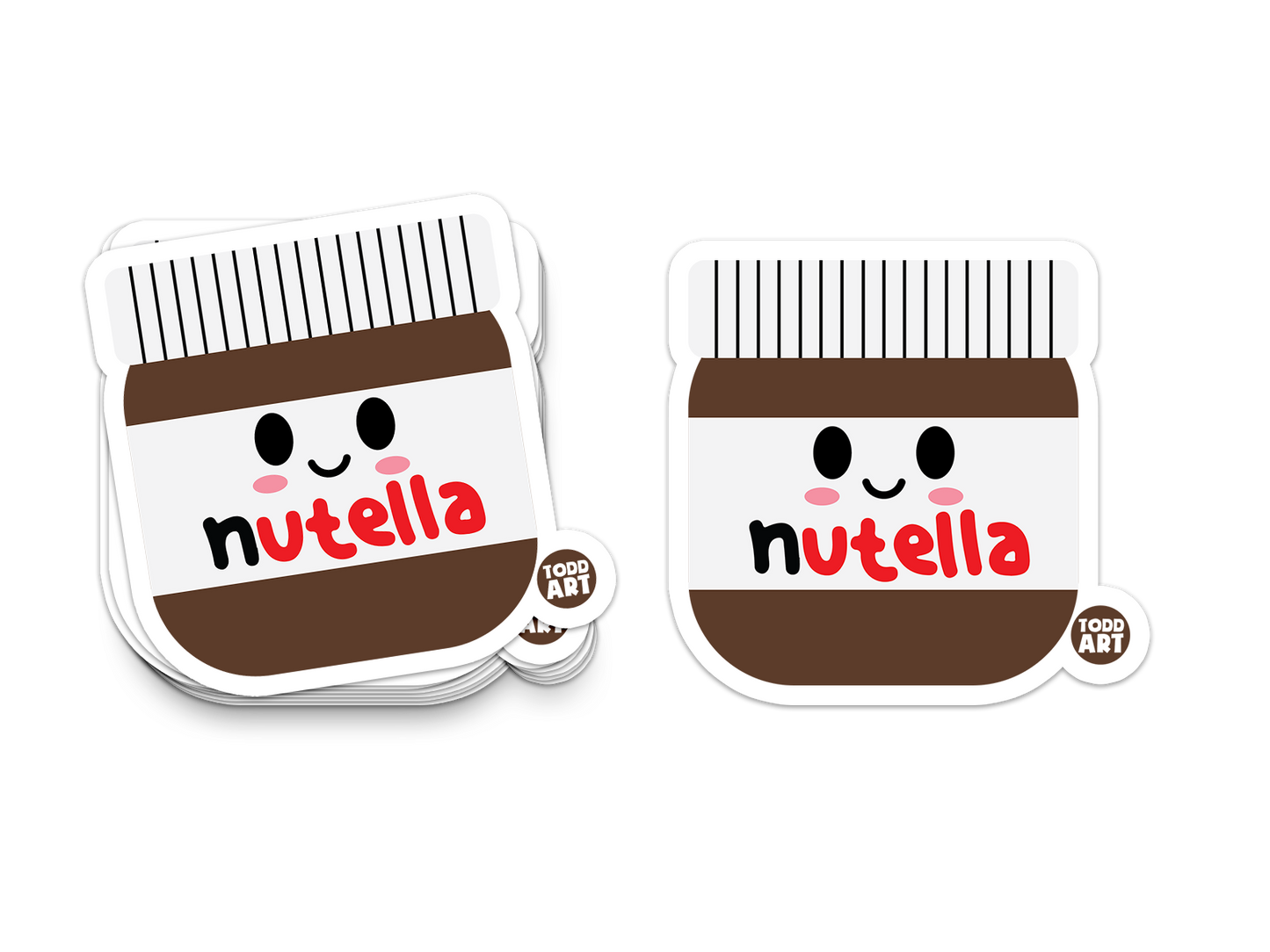 Nutella Jar Vinyl Sticker